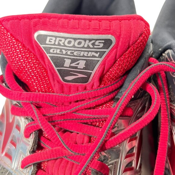 Brooks Glycerin 14 Womens Running Shoes Gray Pink Cushioning Size 9.5 Lightweigh - Picture 12 of 16